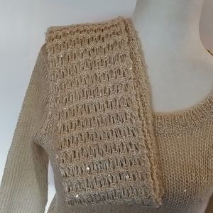 VINTAGE KNIT SWEATER WITH SCARF
